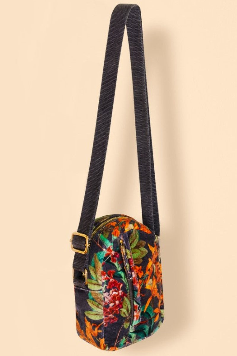 Powder Velvet Crossbody Bag | Botany Bliss