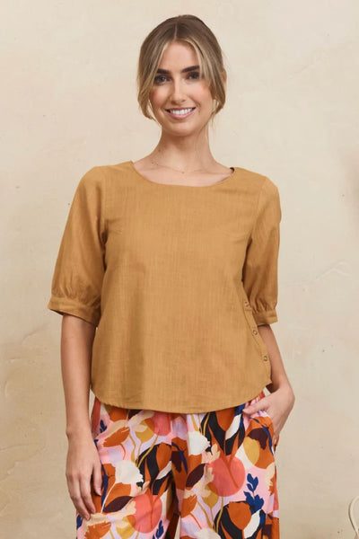 Mahashe Gigi Top | Saffron