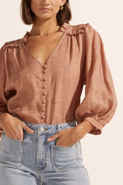 Zoe Kratzmann Brigade Top | Rust