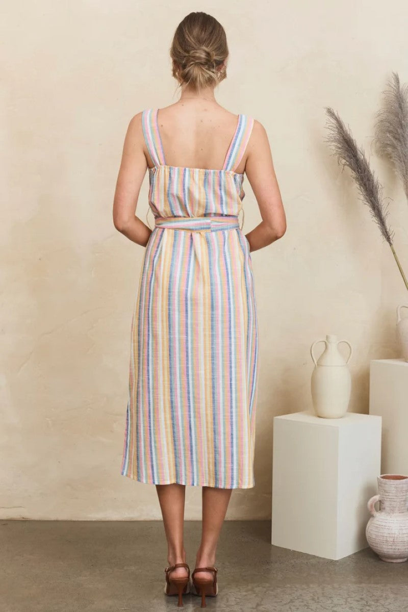 Mahashe Sunday Dress | Summer Stripe