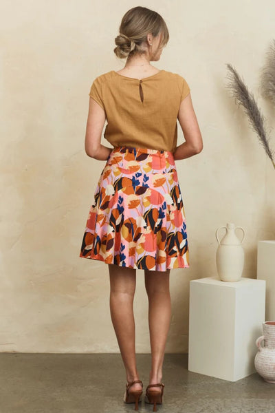 Mahashe Reversible Skirt | Amber & Valencia