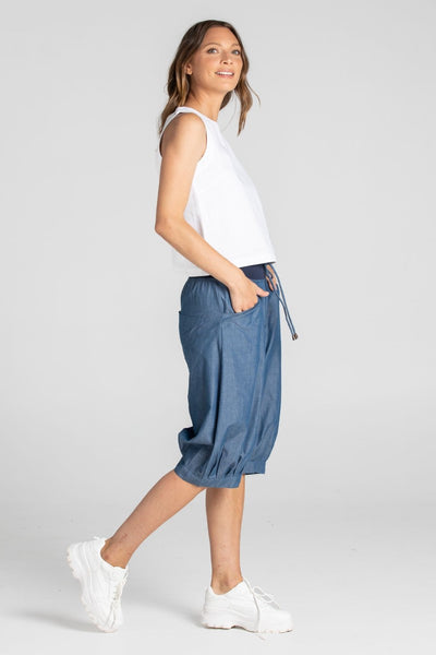 Boom Shankar Jada Short | Blue Chambray