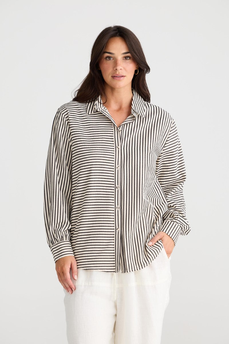 Brave + True Audrey Shirt | Stripe