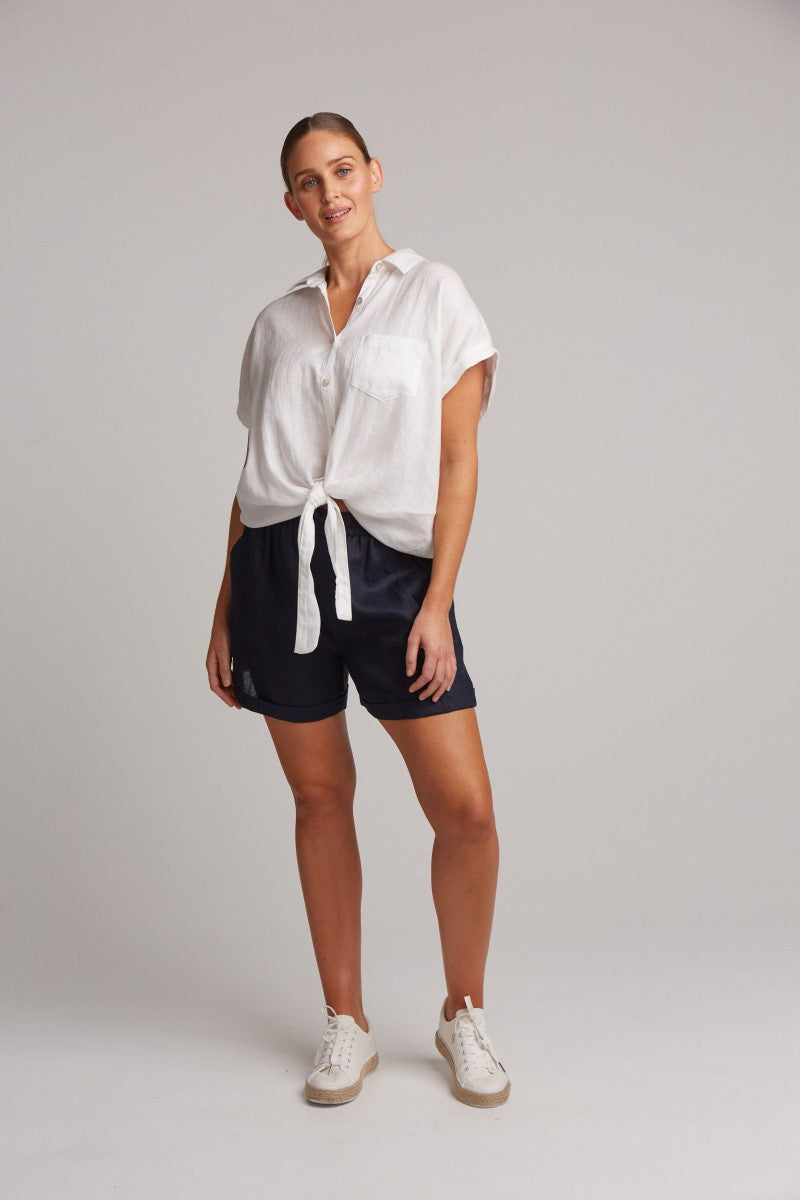 Eb & Ive Studio Tie Shirt | Salt