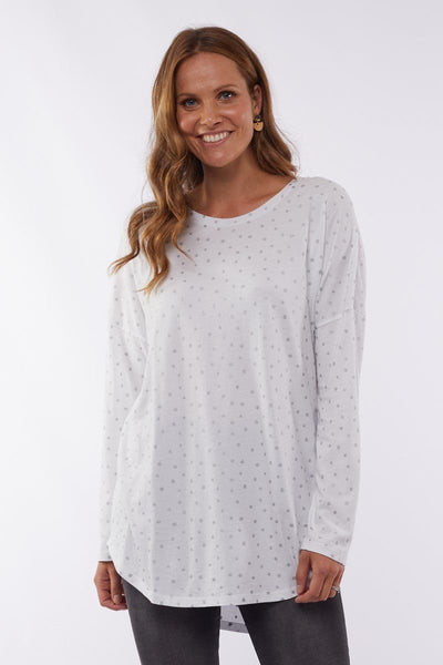 shine spot tee TOP ELM 